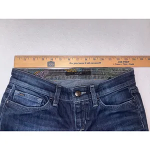 Joes Jeans Provocateur Bootcut Dark Wash Low Rise Blue Denim Pants Womens Sz 24 thumbnail 9