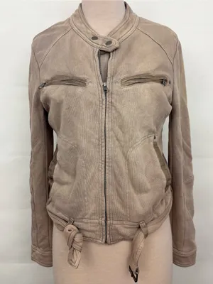 Free People Ride By Knit Moto Jacket Size Med MSRP: $148 thumbnail 2