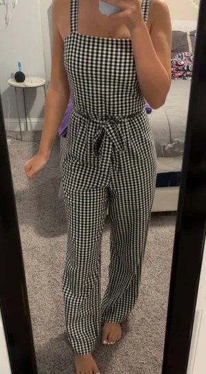 Checkered Jumpsuit Multiple thumbnail 2