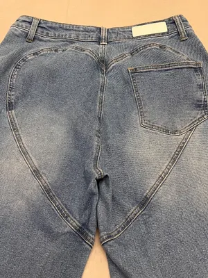 Akira Women's Wide Leg Jeans Size 31 Blue Denim High Rise Casual thumbnail 5