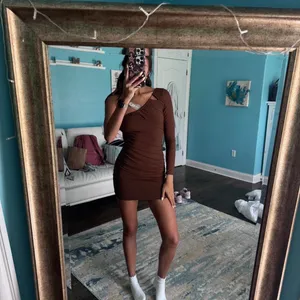 Princess Polly Brown One-Shoulder Dress thumbnail 4