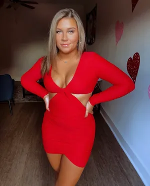 Red Bodycon Tiger Mist Dress thumbnail 1