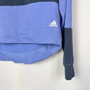 Adidas Sport 2 Street Blue Mock Neck Pullover‎ Sweatshirt S thumbnail 6