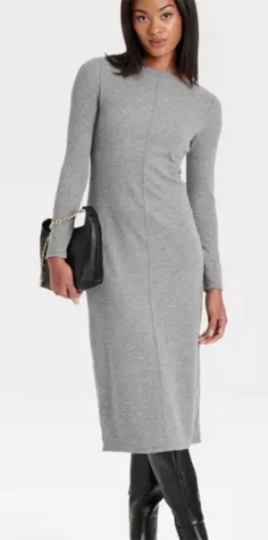 A New Day Grey MIDI Dress/M thumbnail 1