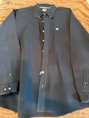 Cinch Men’s Long Sleeve Button-Up 100% Cotton size L thumbnail 1