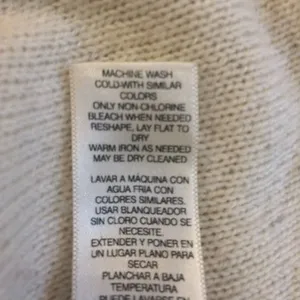 White House black market wool blend open cardigan large cream thumbnail 7