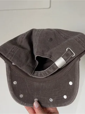 Free People + Understated Leather Stud It Baseball Hat Cap Chocolate Brown NWT thumbnail 5