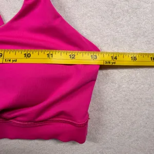 Lululemon Energy Sports Bra Women’s Size 6 Pink Strappy Medium Support Padded thumbnail 6