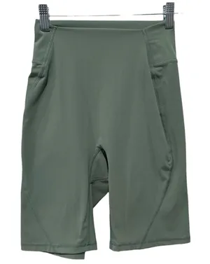 Buffbunny Collection Biker Shorts Women S Green High Rise Gym Workout Athletic thumbnail 1