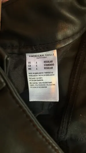 American Eagle Leather pants thumbnail 3