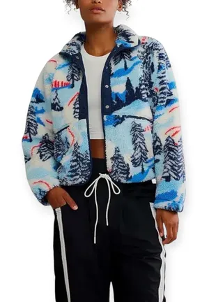 NEW With Tag Free People Movement Hit The Slopes Fleece Jacket XS thumbnail 1