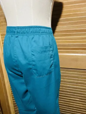 Greys Anatomy by Barco Womens Scrub Pants Blue L Solid Woven Poly/Rayon thumbnail 7