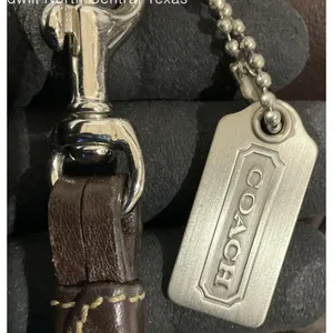 Vintage Coach Legacy East West 1417 Brown Leather Shoulder Bag Y2K Tassel thumbnail 8