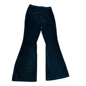 Aerie Black Corduroy Flare Pants High Waisted Bell Bottoms Sz‎ S thumbnail 5