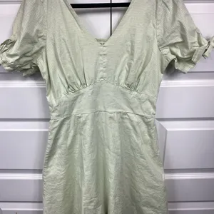 Copper Key Spring Fit Flare Midi Dress Babydoll Cottage Core Coastal Spring Retro Gingham thumbnail 2