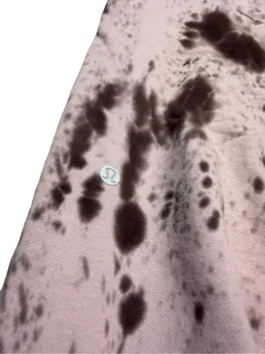 ✨ Lululemon Warm Down Jogger Size 6‎ Pink Brown Marble Dye Soft Lounge Pants ✨ thumbnail 4