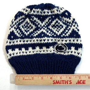 Penn State Nittany Lions Beanie Knit Hat Cap Retro Handmade PSU Old School Football thumbnail 4