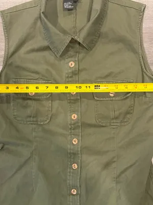 Boutique Europa Womens Green Sleeveless Button Down Collared Sleeveless Dress 14 thumbnail 4