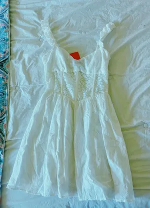Beginning Boutique Dress White Mini thumbnail 1
