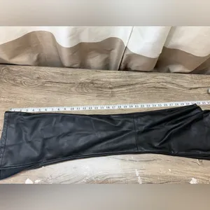 We the free LEVEL UP VEGAN‎ SLIT PANTS IN BLACK BY FREE PEOPLE size 25 thumbnail 11