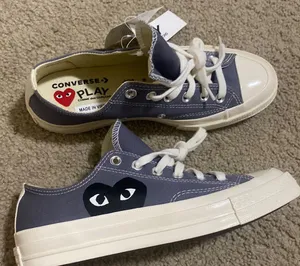 Comme des Garcons Play x Converse Play One Heart Sneakers Women size 8 Men 6 thumbnail 1