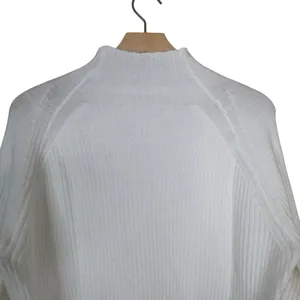 Amazon Womens L Winter White Mock Neck Sweater NEW thumbnail 4