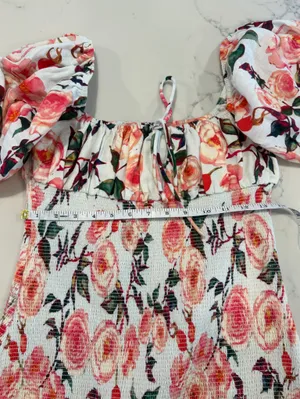 Sau Lee Saulee New Tags “Betty” Floral Punk Dress Mini Ruffle thumbnail 6