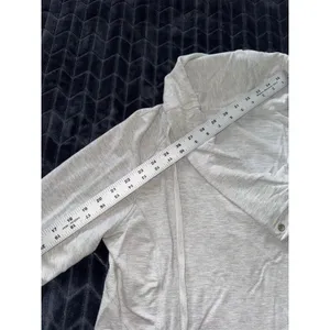 Lululemon Womens Coast‎ Easy Wrap Jacket Gray Heather Full Zip Size 6 thumbnail 10