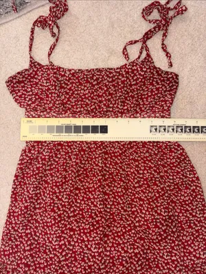 Princess Polly Rust Red Floral Tie-Strap Mini Dress thumbnail 7