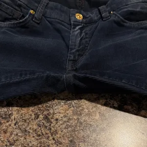 7 For All Mankind Bootcut Corduroy Pants A Pocket Low Rise Navy Minimalist 29 thumbnail 12