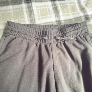 Adidas black joggers with white logo detail. size‎ M thumbnail 3