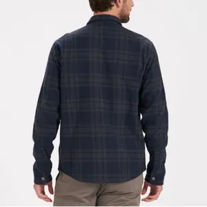 Vuori Canyon Insulated Shirt Jacket Mens Medium Navy‎ Plaid Excellent Shacket thumbnail 2