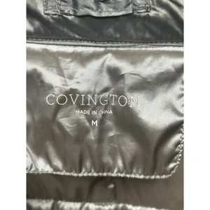 Covington Packable Duck Down Puffer Coat Jacket Size Medium Pewter W/bag Hiking thumbnail 7