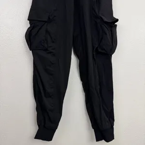 Lululemon Cargo Pants Womens Black Dance Studio Jogger Ribbed Cuff 29x27 thumbnail 3