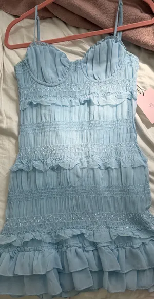 Hello Molly Dress Mini Blue Light thumbnail 6