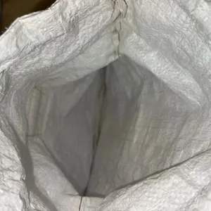 Beba Drawstring Backpack White Woven‎ Sack Bag Minimalist Lightweight Gym Travel thumbnail 6