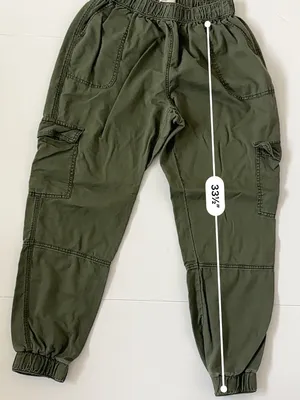 Abercrombie & Fitch Olive Green Cargo Jogger Pants Size M Utility Y2K thumbnail 8