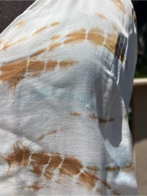 Young Fabulous & Broke YFB Tie Dye Racerback Button Front Boho Tank Top Size M thumbnail 3