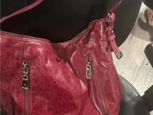 Red faux Leather Shoulder Bag - Cole Haan thumbnail 11