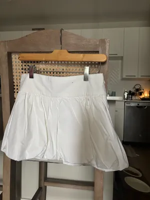 Garage Bubble Skort-White thumbnail 3