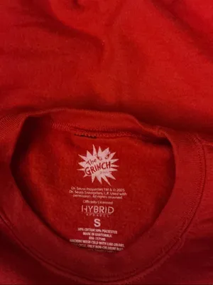 The Grinch “Grinch Vibes” Graphic Crewneck Sweatshirt Size Small thumbnail 3