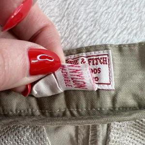 Vtg 90s Abercrombie & Fitch Sz 2 Pants Gorpecore Outdoor Hiking Camping Khaki thumbnail 7