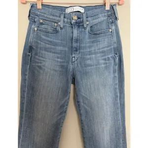 AYR The Pop Straight Jeans High Rise Medium Wash Stretch Denim Women's Size 28 thumbnail 3