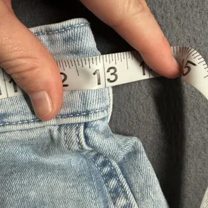 Old Navy Extra High-Rise Sky-Hi Wide Leg Jeans Womens 0 Blue Light Stretch Denim thumbnail 10