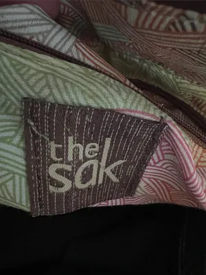 The Sak Two-Tone Brown and Black Leather Tote thumbnail 2