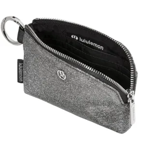 Clippable Card Pouch Glitter  Dark Silver/Graphite Grey/Silver thumbnail 2