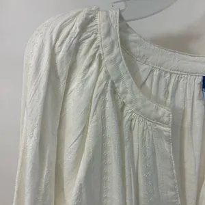 Old Navy Women’s Large off-white Long Sleeve Blouse thumbnail 4