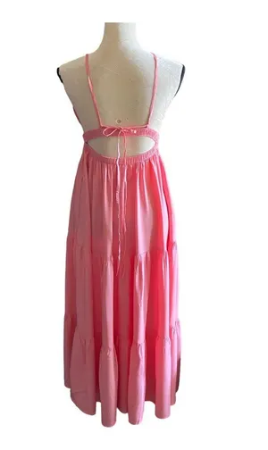 The Drop NWT- beautiful pink maxi dress, tiered skirt, brand new thumbnail 5