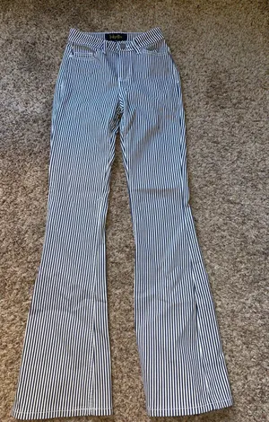 Indigo Rein Flare Leg Jeans thumbnail 1