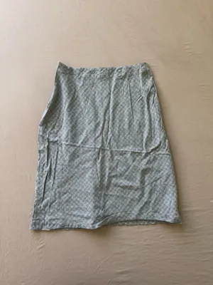 Vintage A-Line Plaid Midi Skirt thumbnail 4
